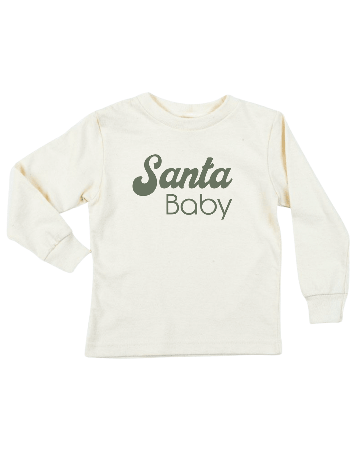 Santa Baby Organic Kids T-Shirt Long Sleeve - Baby Organic