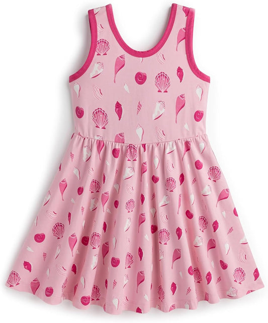 Organic Cotton Let's Dance Short Sleeve Dress for girls