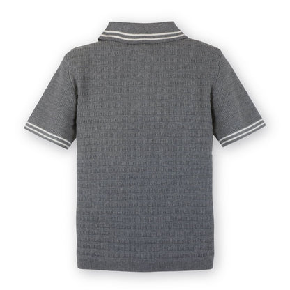 Short Sleeve Organic Sweater Polo - Baby - Baby Organic