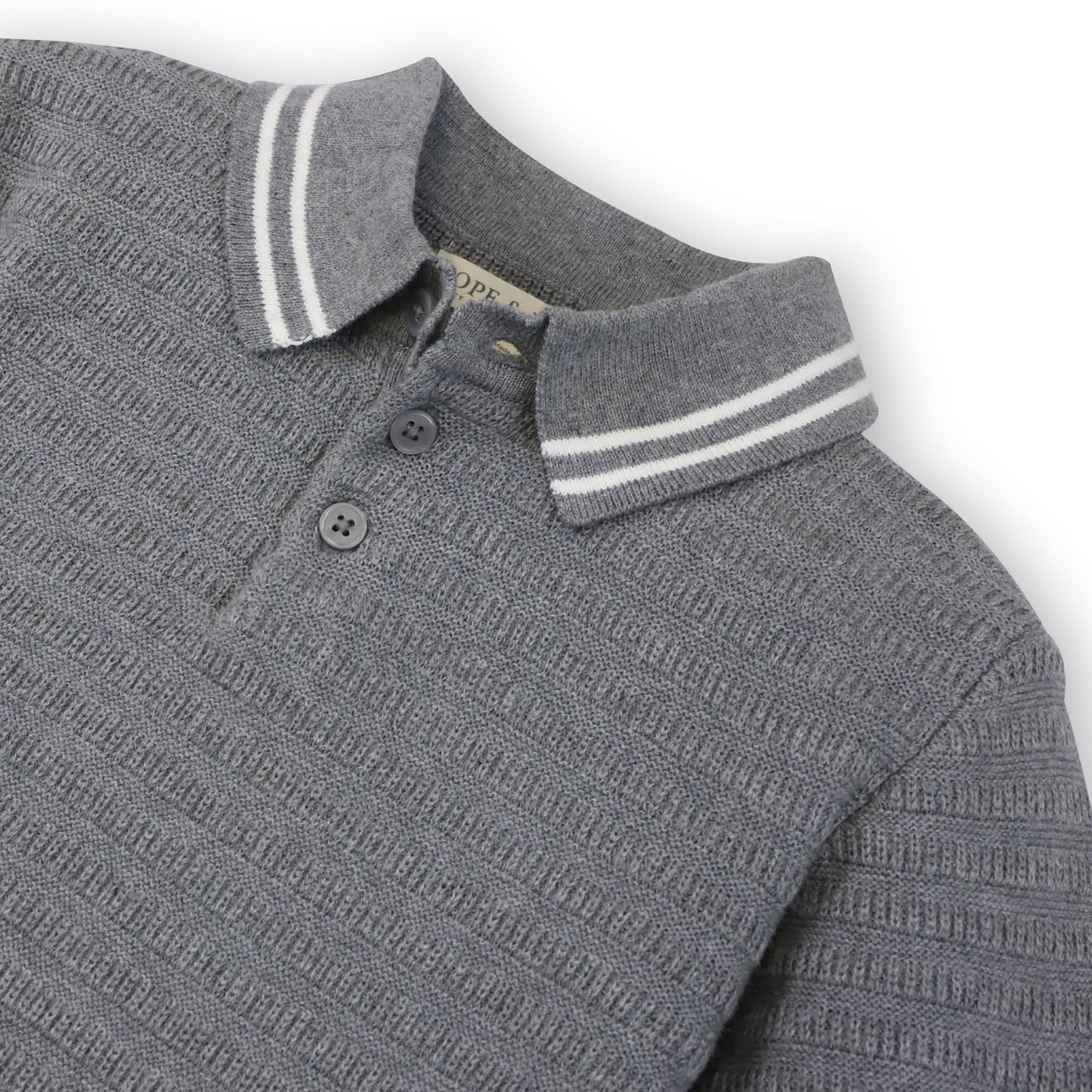 Short Sleeve Organic Sweater Polo - Baby - Baby Organic