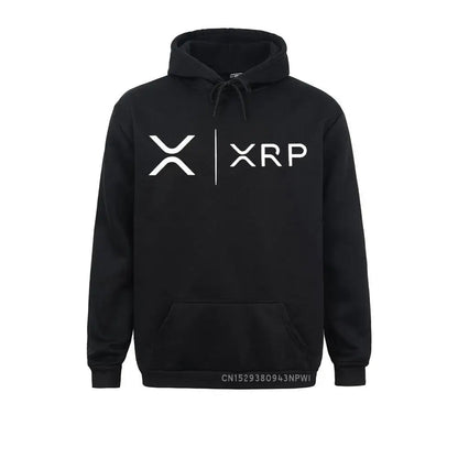 Side by Side Ripple Coin XRP Sweatshirt Unique Design Hoodie Organic Costume Faddish Homme High Street Pullovers Shirt - Baby Organic