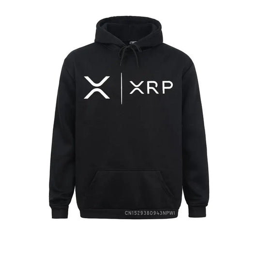 Side by Side Ripple Coin XRP Sweatshirt Unique Design Hoodie Organic Costume Faddish Homme High Street Pullovers Shirt - Baby Organic