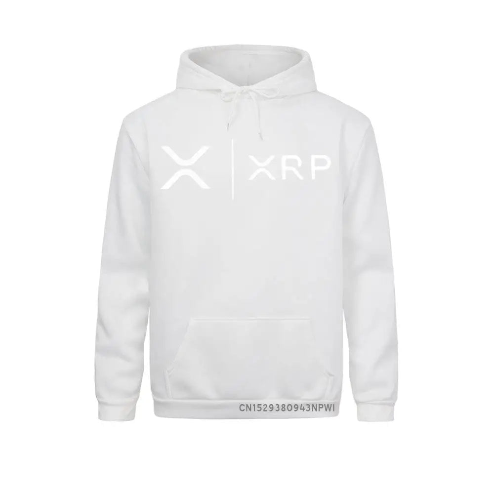 Side by Side Ripple Coin XRP Sweatshirt Unique Design Hoodie Organic Costume Faddish Homme High Street Pullovers Shirt - Baby Organic