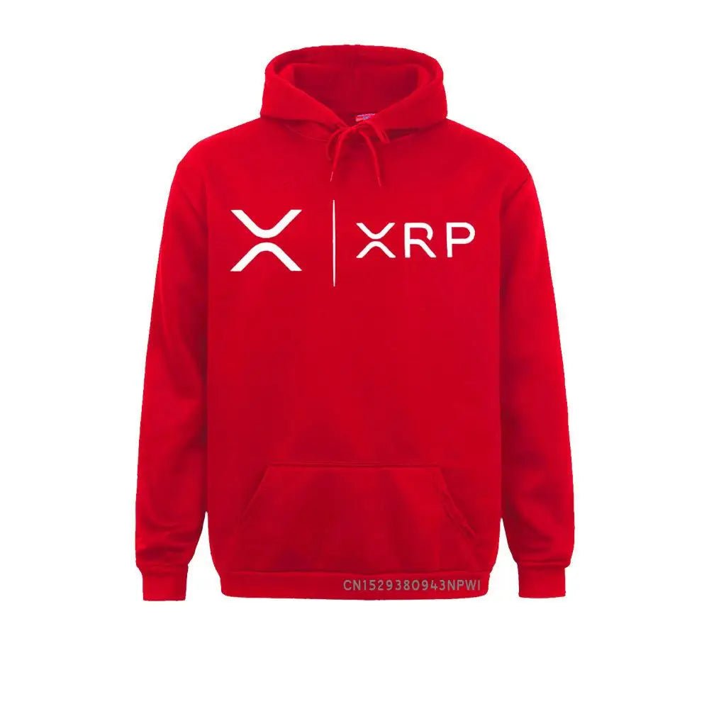Side by Side Ripple Coin XRP Sweatshirt Unique Design Hoodie Organic Costume Faddish Homme High Street Pullovers Shirt - Baby Organic