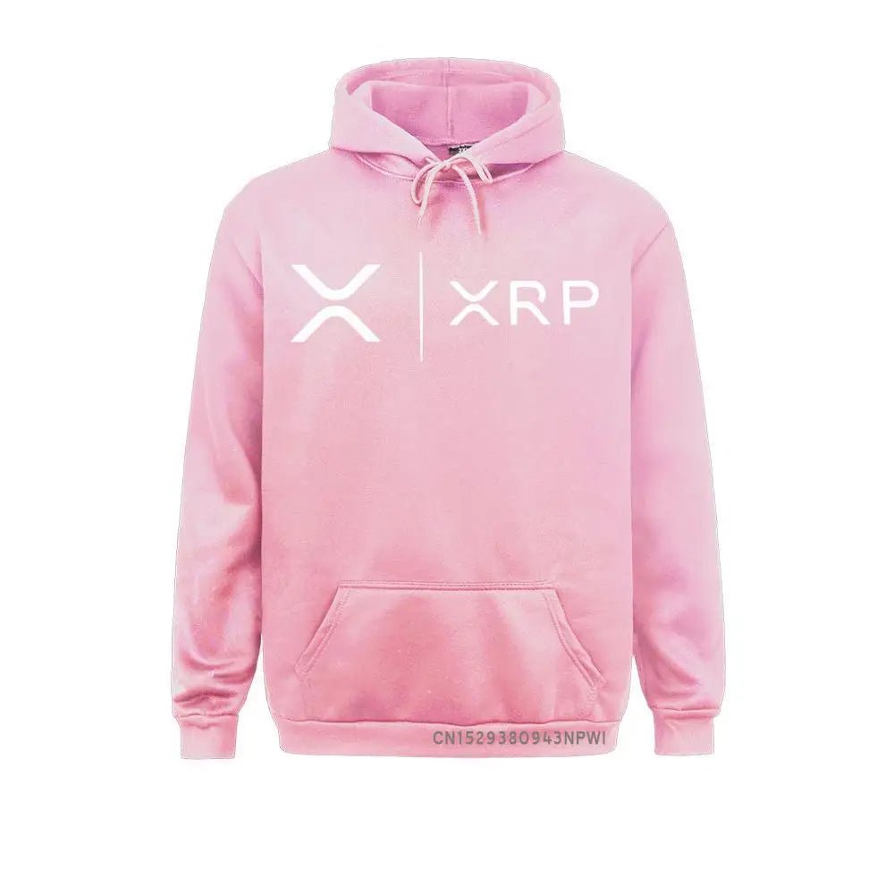 Side by Side Ripple Coin XRP Sweatshirt Unique Design Hoodie Organic Costume Faddish Homme High Street Pullovers Shirt - Baby Organic