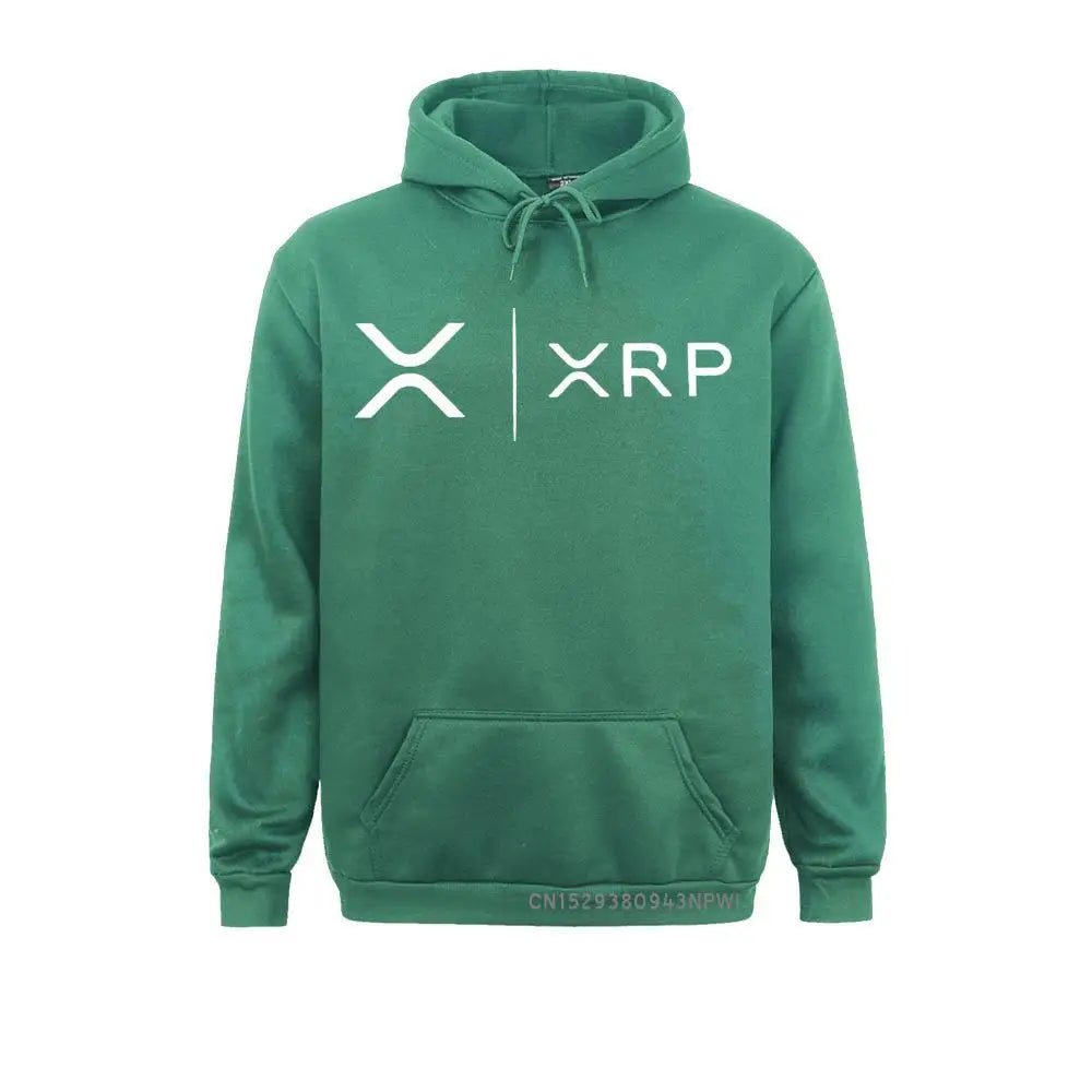 Side by Side Ripple Coin XRP Sweatshirt Unique Design Hoodie Organic Costume Faddish Homme High Street Pullovers Shirt - Baby Organic
