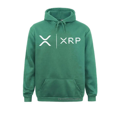 Side by Side Ripple Coin XRP Sweatshirt Unique Design Hoodie Organic Costume Faddish Homme High Street Pullovers Shirt - Baby Organic