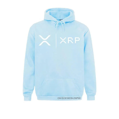 Side by Side Ripple Coin XRP Sweatshirt Unique Design Hoodie Organic Costume Faddish Homme High Street Pullovers Shirt - Baby Organic