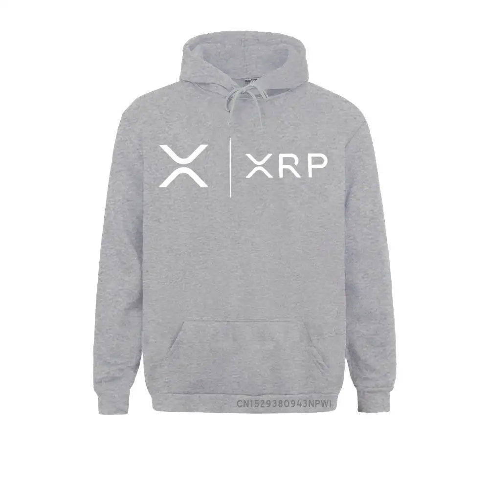 Side by Side Ripple Coin XRP Sweatshirt Unique Design Hoodie Organic Costume Faddish Homme High Street Pullovers Shirt - Baby Organic