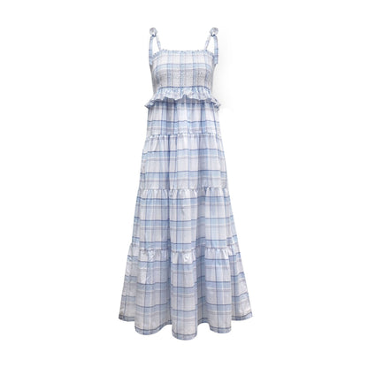 Smocked Tiered Organic Dress - Baby Organic
