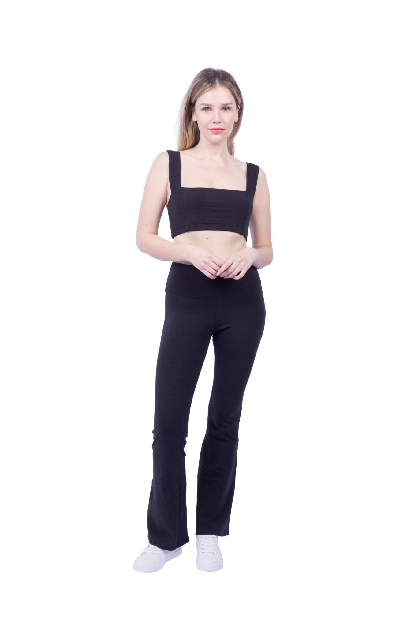 Square Neck Organic Cotton Sports Bra - Baby Organic
