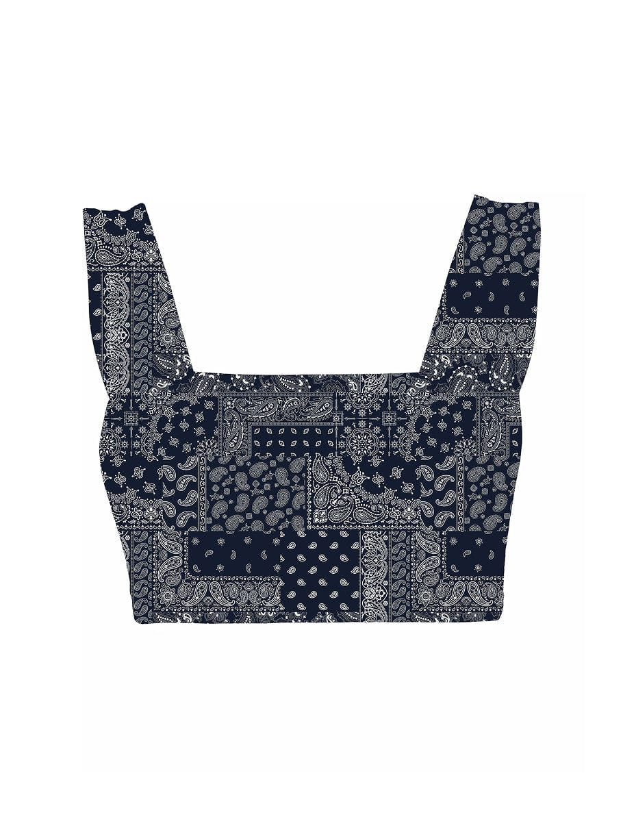 Square Neck Organic Cotton Sports Bra - Baby Organic