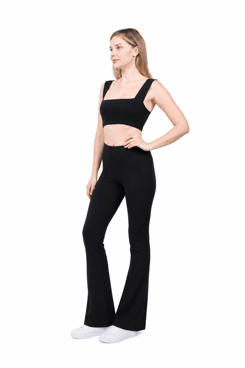 Square Neck Organic Cotton Sports Bra - Baby Organic