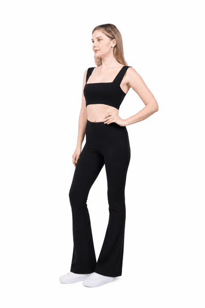 Square Neck Organic Cotton Sports Bra - Baby Organic