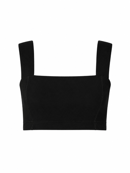 Square Neck Organic Cotton Sports Bra - Baby Organic