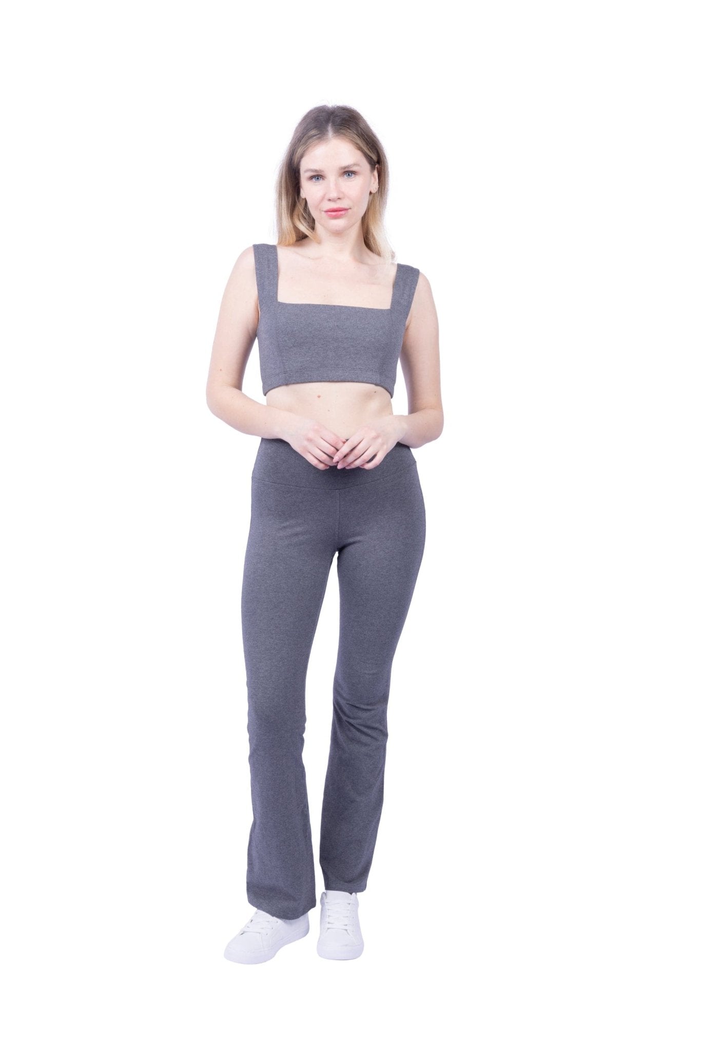 Square Neck Organic Cotton Sports Bra - Baby Organic