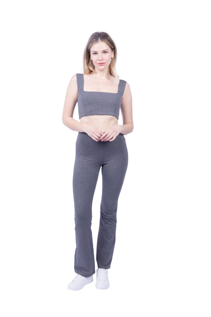 Square Neck Organic Cotton Sports Bra - Baby Organic
