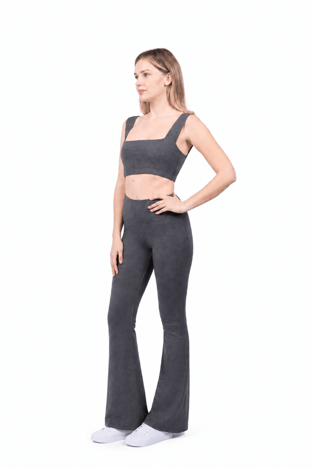 Square Neck Organic Cotton Sports Bra - Baby Organic