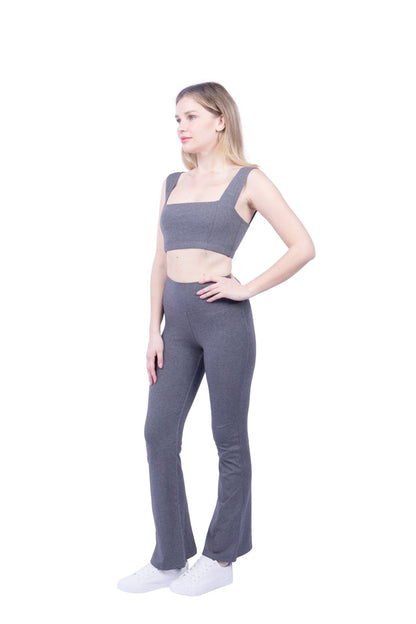 Square Neck Organic Cotton Sports Bra - Baby Organic