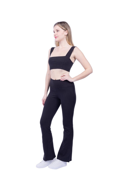 Square Neck Organic Cotton Sports Bra - Baby Organic