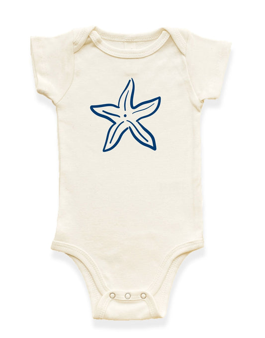 Starfish Organic Cotton Baby Bodysuit - Baby Organic