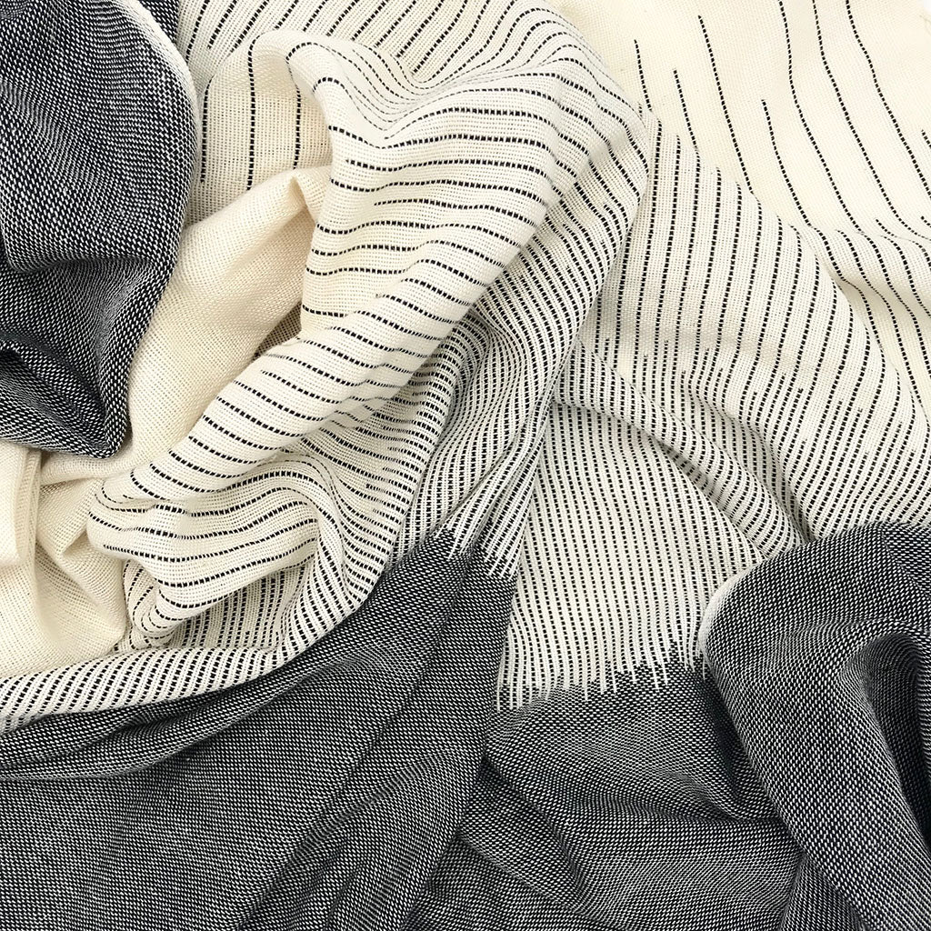 Striped Organic Cotton Scarf - Baby Organic