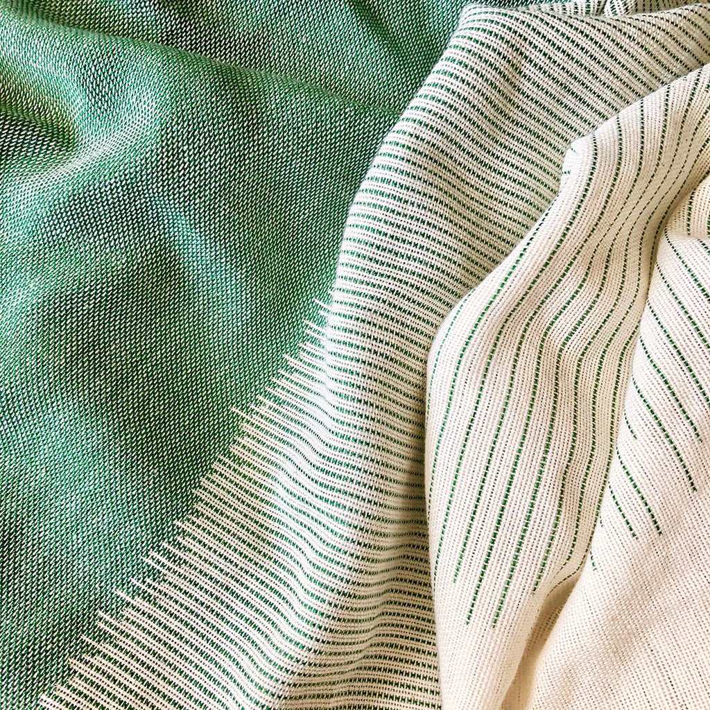 Striped Organic Cotton Scarf - Baby Organic
