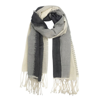 Striped Organic Cotton Scarf - Baby Organic