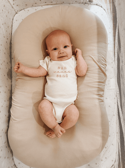 Sun Waves Baby Bodysuit organic cotton summer baby bodysuit