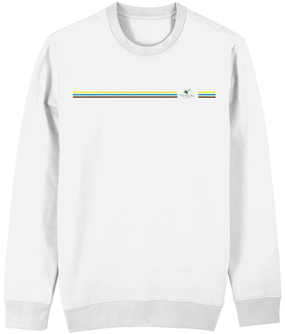 Organic Cotton White Sweater made from soft breathable organic cotton