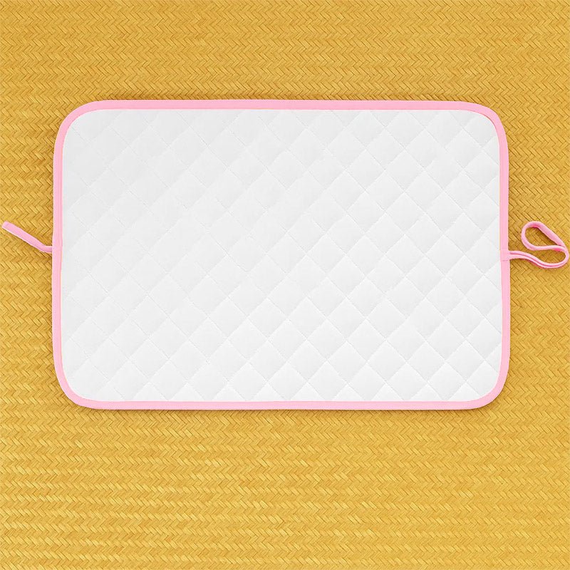 Tapis à Langer en Coton Bio Rose - Baby Organic