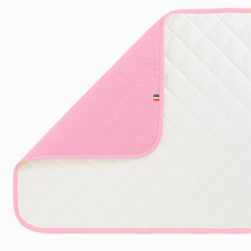Tapis à Langer en Coton Bio Rose - Baby Organic