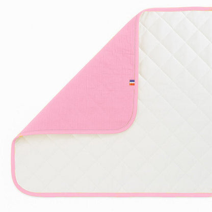 Tapis à Langer en Coton Bio Rose - Baby Organic