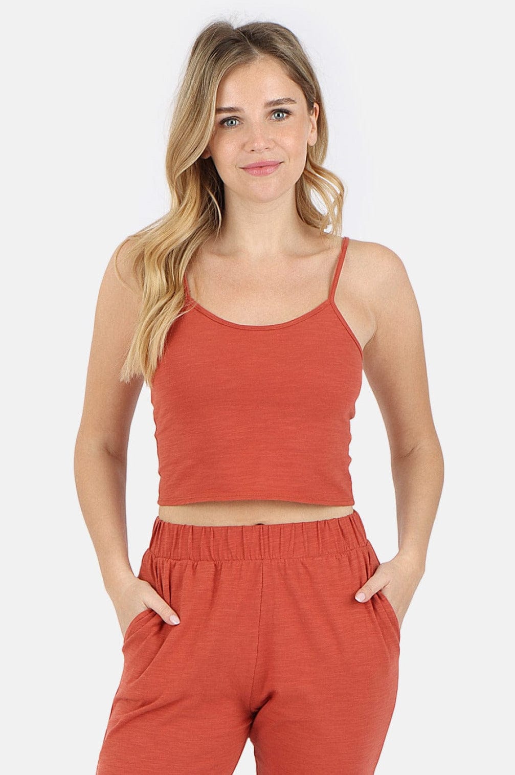 Tegan Organic Cotton Cami Tank - Baby Organic