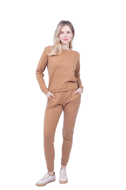 Tegan Organic Cotton Long Sleeve Pullover - Baby Organic