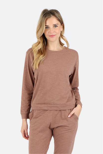 Tegan Organic Cotton Long Sleeve Pullover - Baby Organic