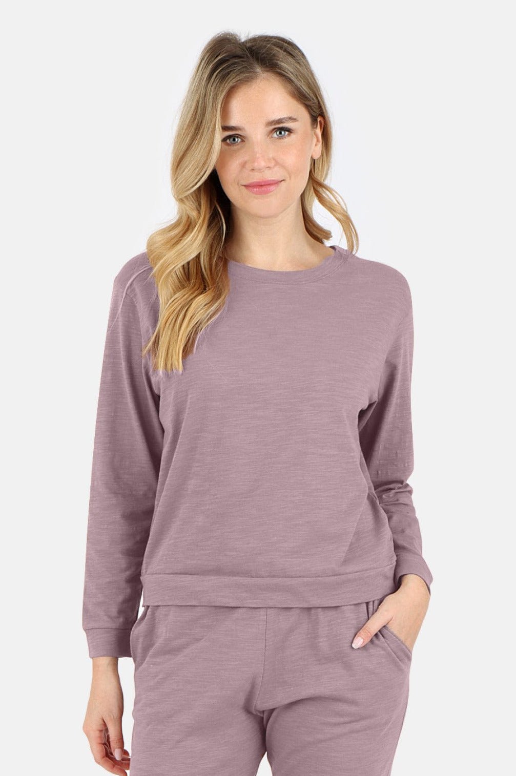 Tegan Organic Cotton Long Sleeve Pullover - Baby Organic