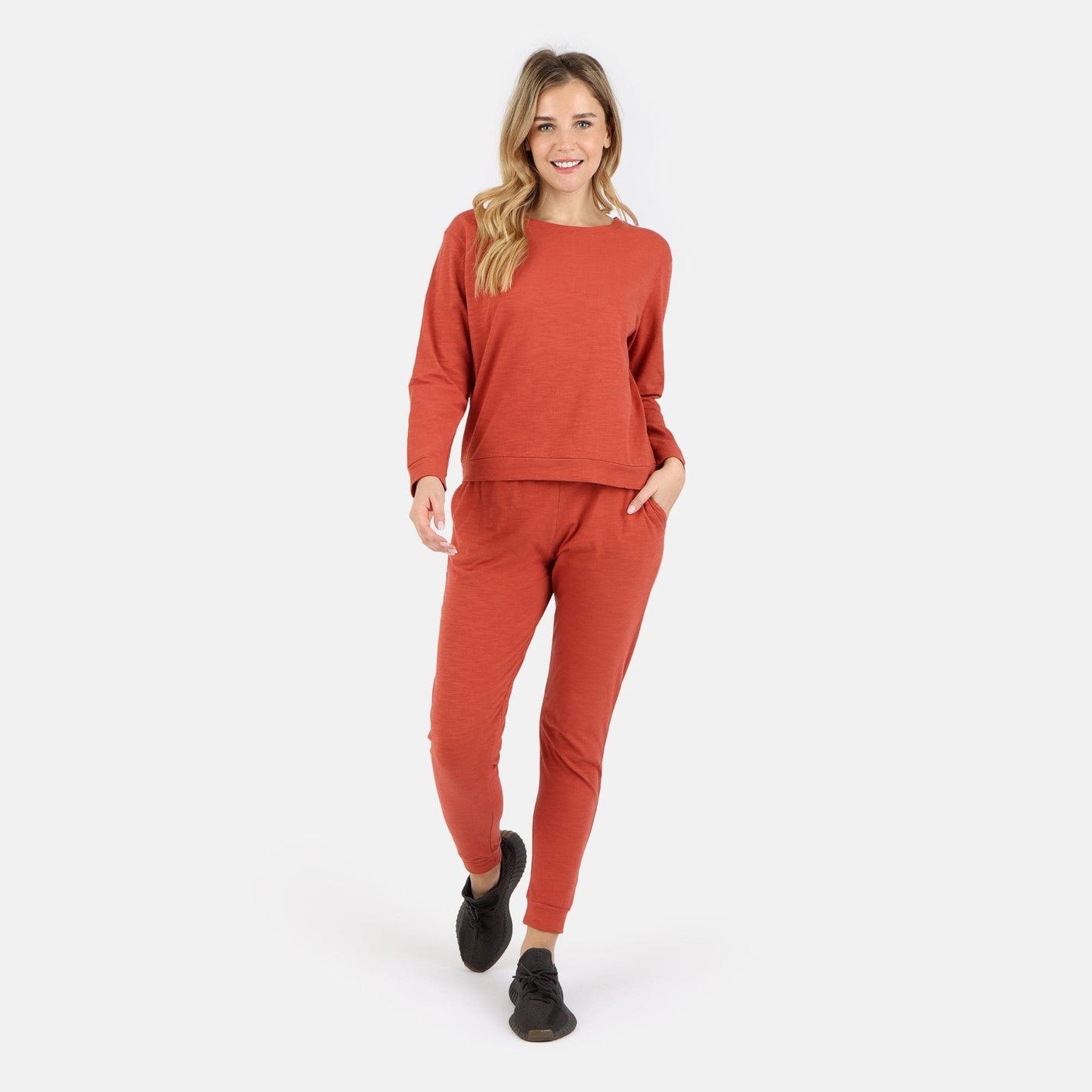 Tegan Organic Cotton Long Sleeve Pullover - Baby Organic