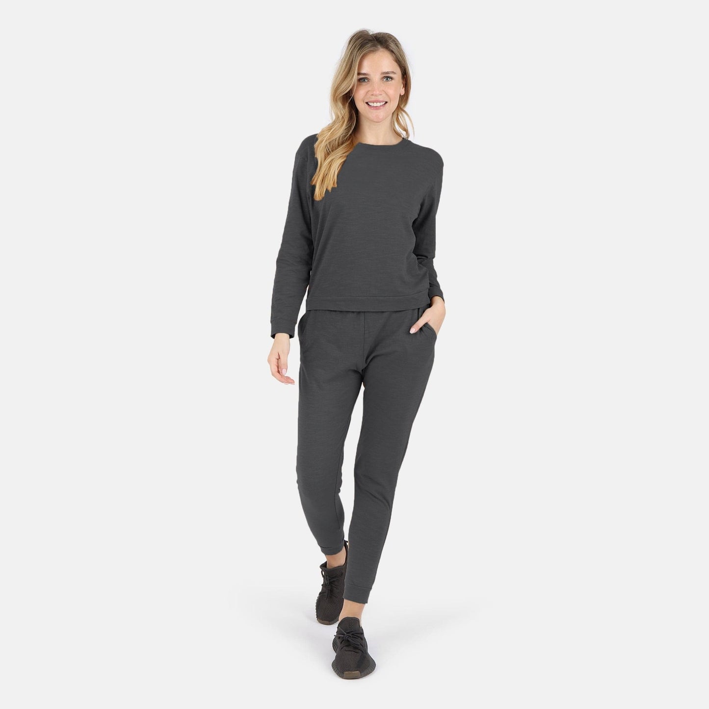 Tegan Organic Cotton Long Sleeve Pullover - Baby Organic