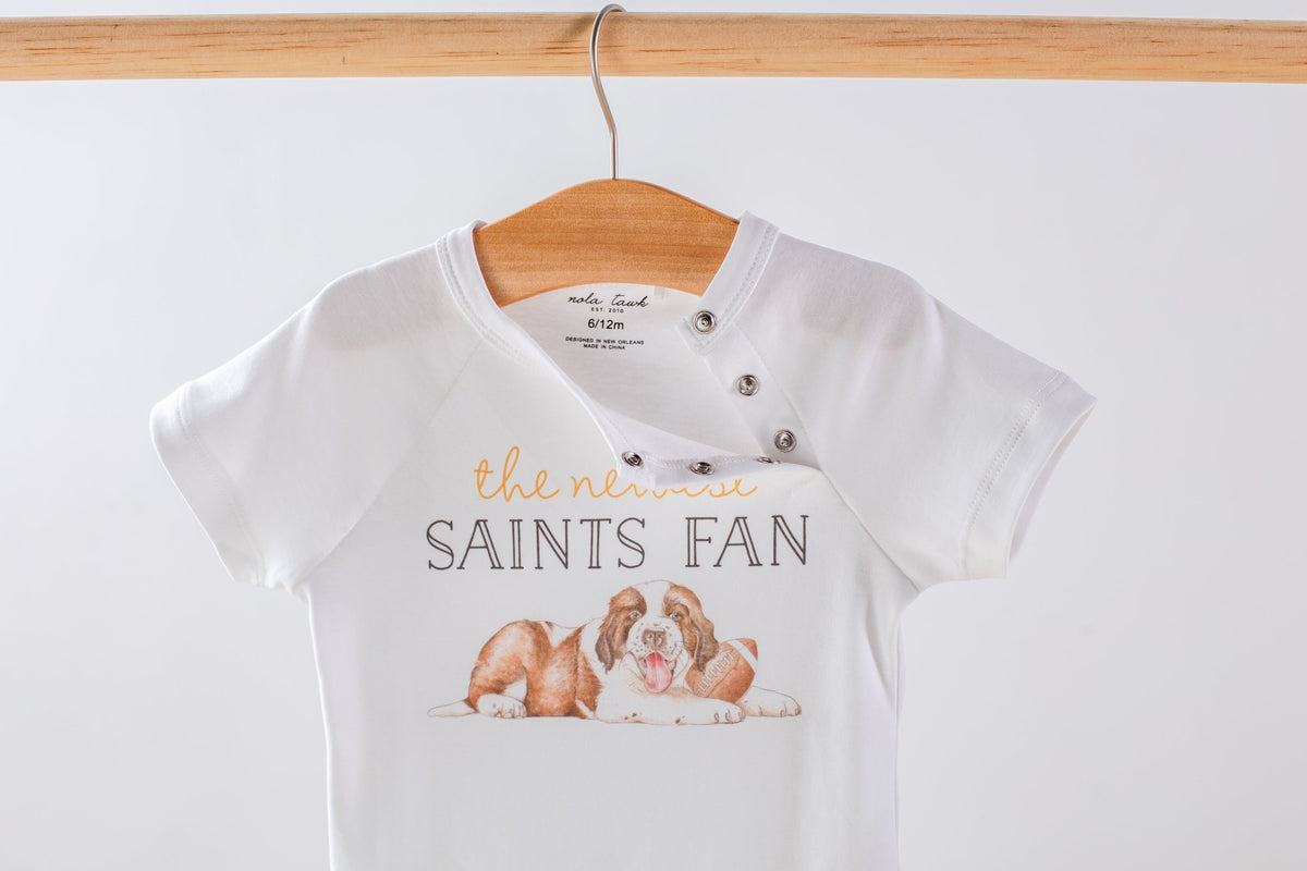 The Newest Saints Fan Organic Cotton Baby Onesie - Baby Organic