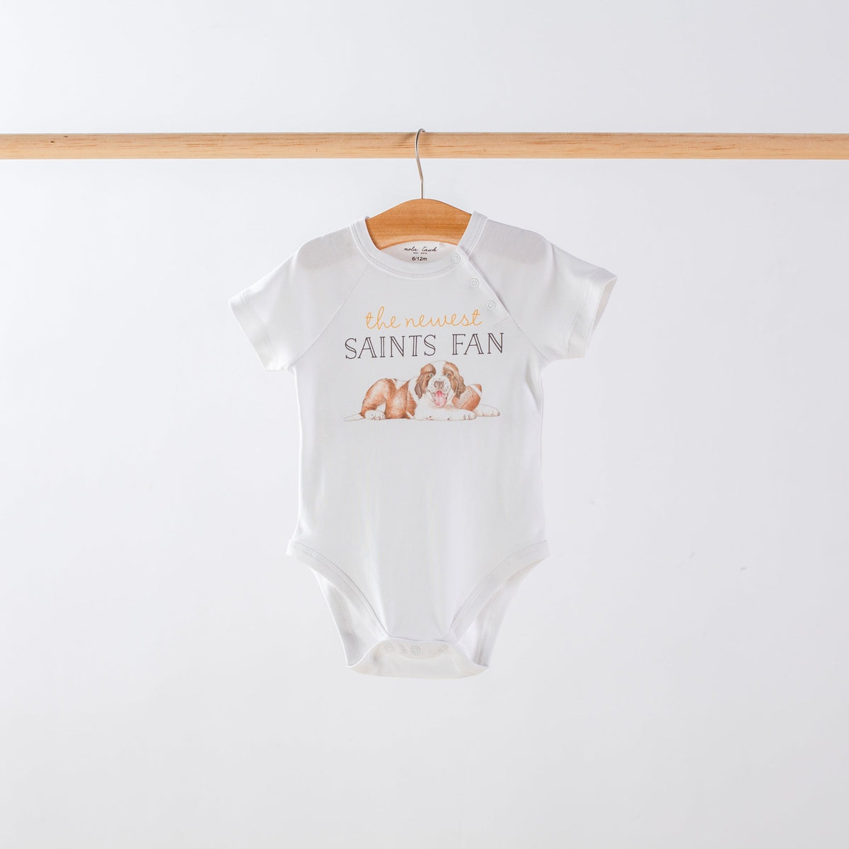 The Newest Saints Fan Organic Cotton Baby Onesie - Baby Organic