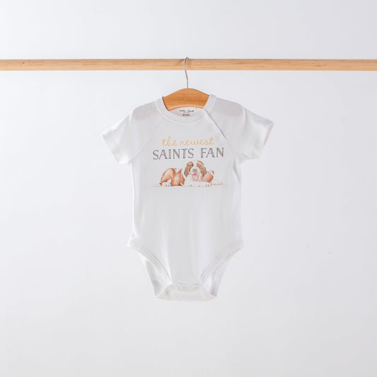The Newest Saints Fan Organic Cotton Baby Onesie - Baby Organic