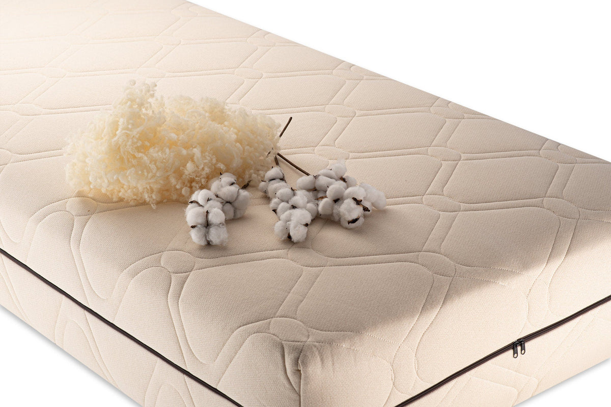 The woolland Organic cotton and wool mattress cover EU size - Baby Organic