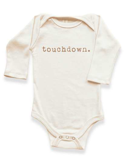 Touchdown Organic Baby Bodysuit Long Sleeve - Baby Organic