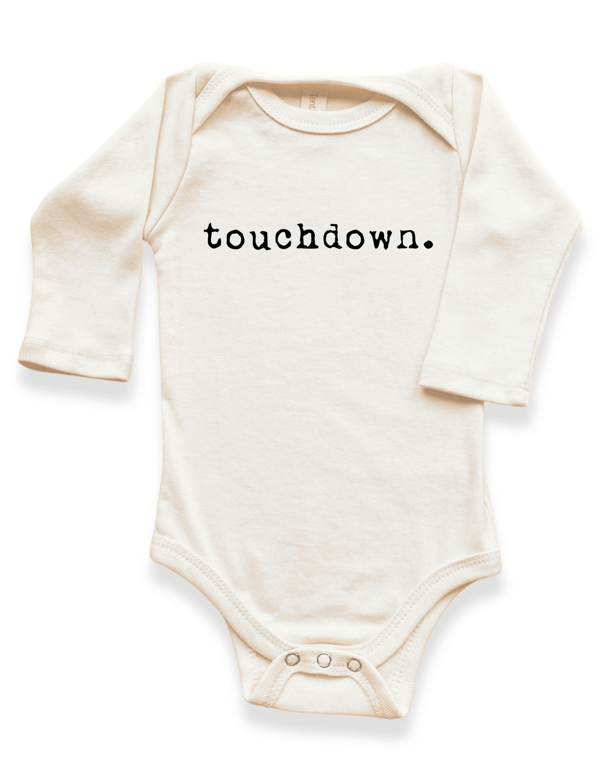 Touchdown Organic Baby Bodysuit Long Sleeve - Baby Organic