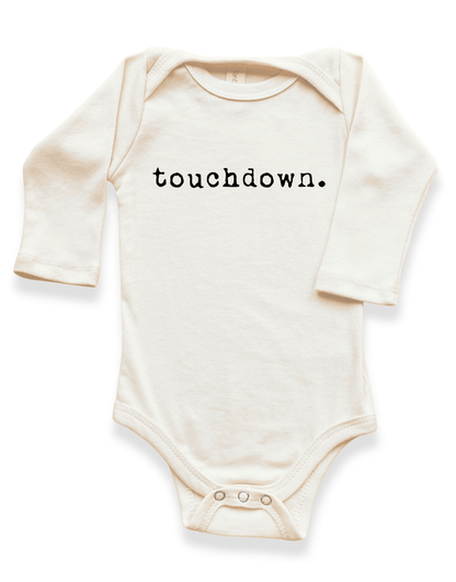 Touchdown Organic Baby Bodysuit Long Sleeve - Baby Organic