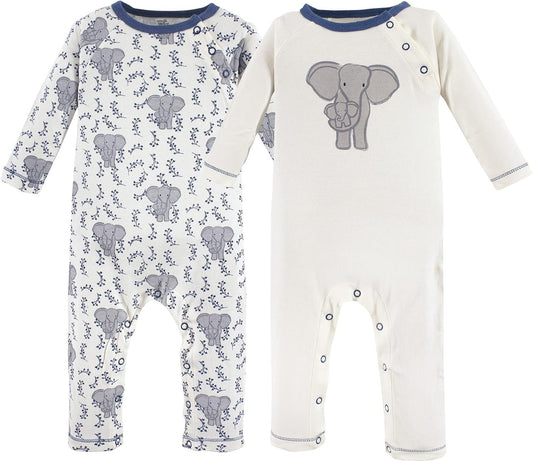 Touched by Nature Baby-Girls Organic Cotton Coveralls - Baby Organic