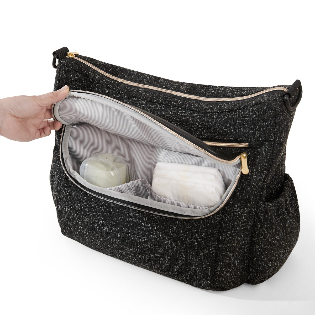 Tweed Luxe Stroller Organizer - Baby Organic