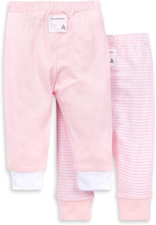 Unisex Knit Pants, Baby Quilted Sweatpants, 100% Organic Cotton Infant Bottoms - Baby Organic