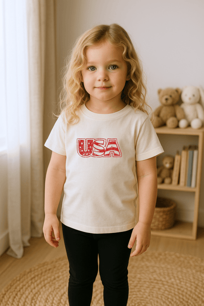USA Organic Cotton Short Sleeve Toddler T-Shirt - Baby Organic